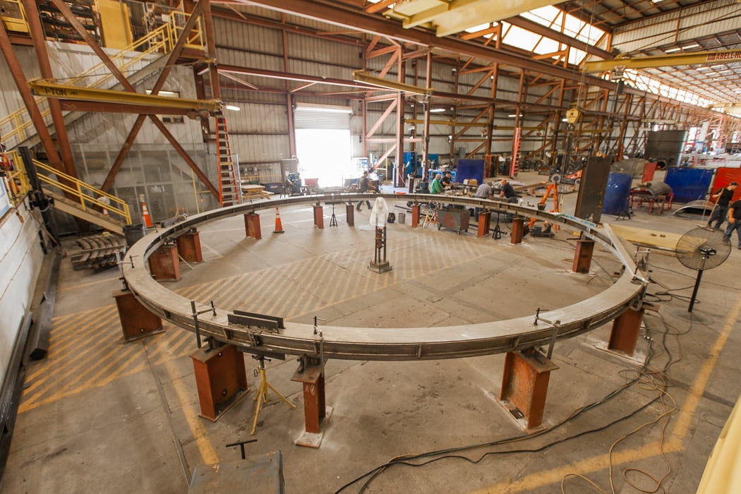 chemical processing plant car frame fabrication and installation project in lakeland florida